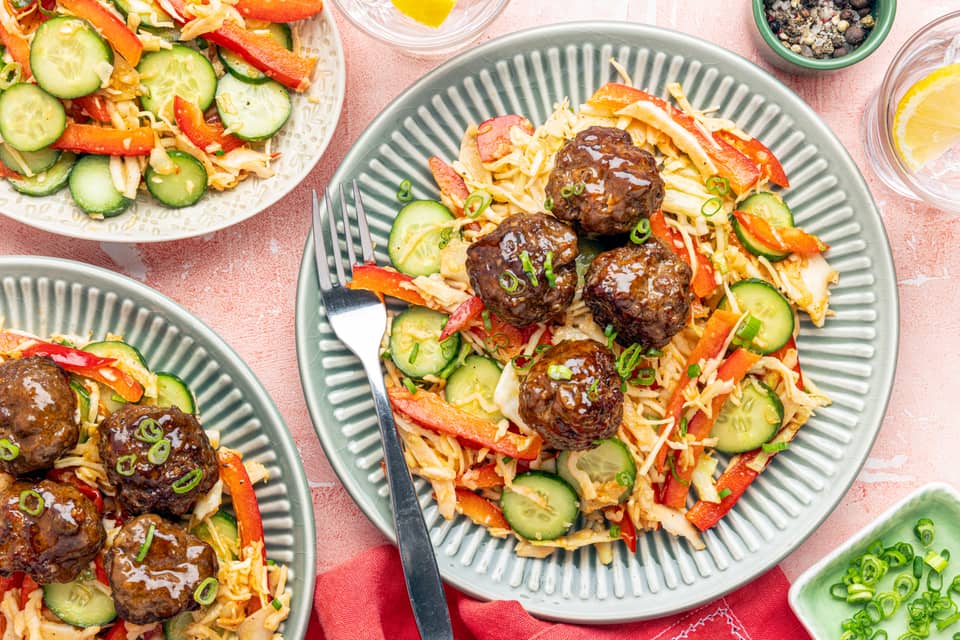 Teriyaki glazed beef tsukune - Extra large standard