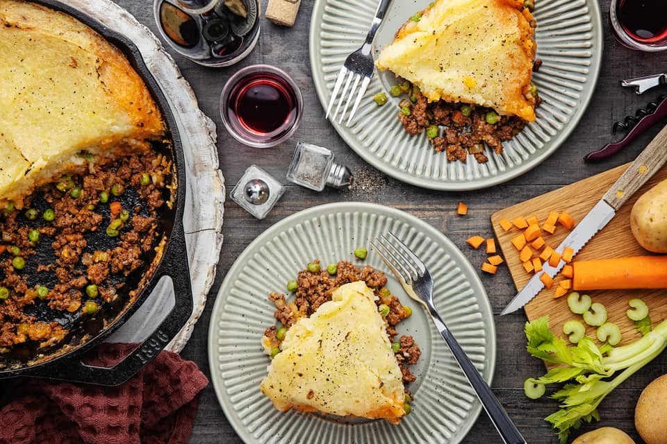 Beef skillet shepherds pie - Extra large standard