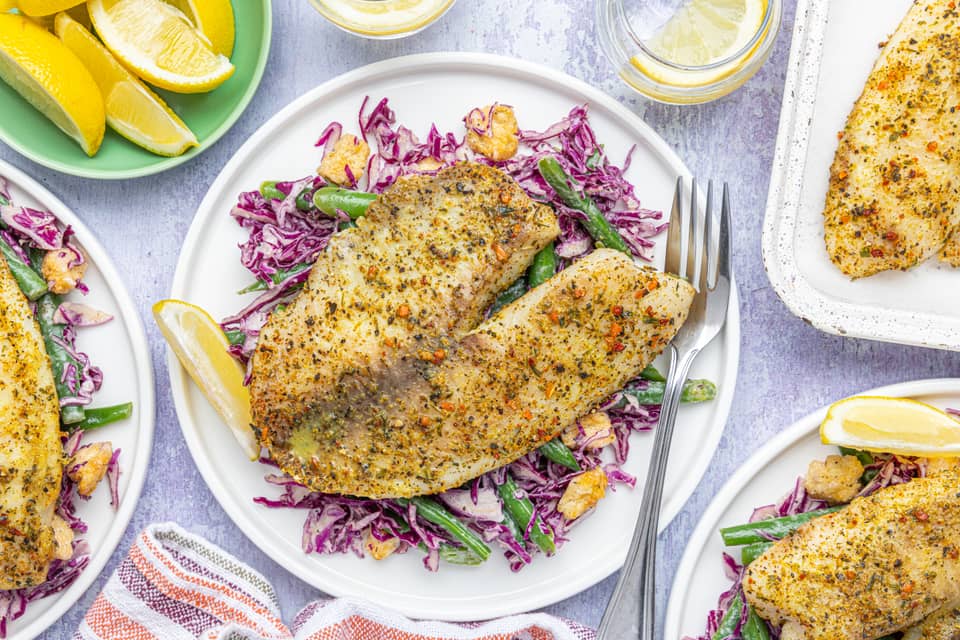 Buttery baked tilapia - Extra large standard