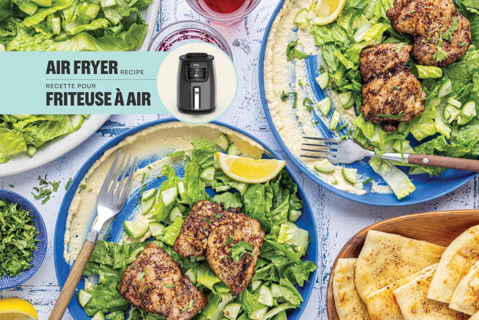 Quick chicken thigh shawarma platter - Extra large standard