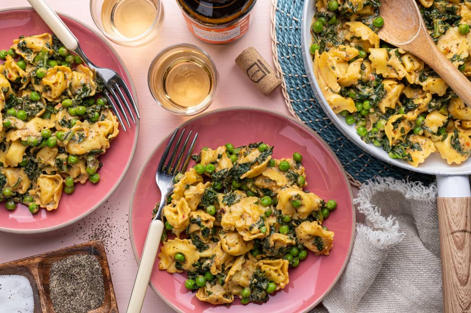 Quick cheesy oh so creamy tortellini - Extra large standard