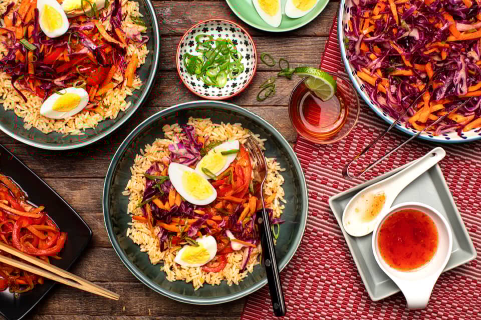 No roll egg roll bowls - Extra large standard
