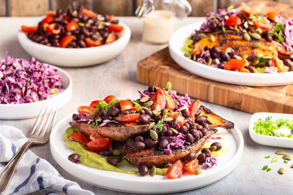 Fully loadedmexican style sweet potatoes - Extra large standard