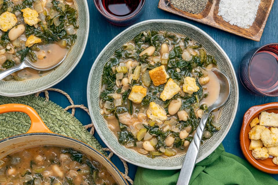 Quick one pot vegan tuscan ribollita - Extra large standard