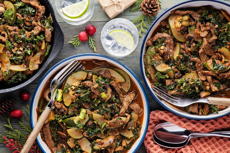 Savoury top sirloin beef stew - Extra large standard