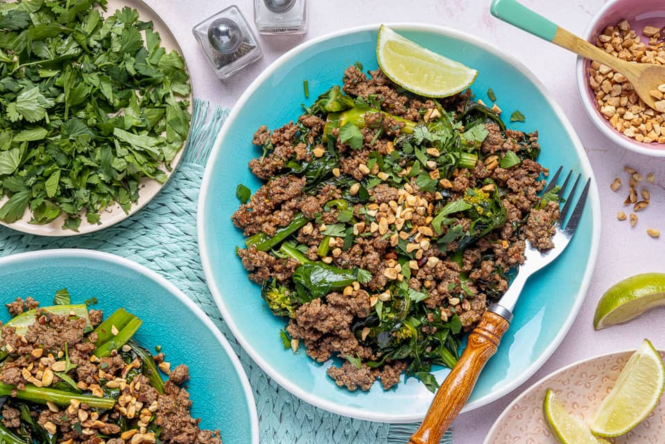 Thai ground beef stir fry - Extra large standard