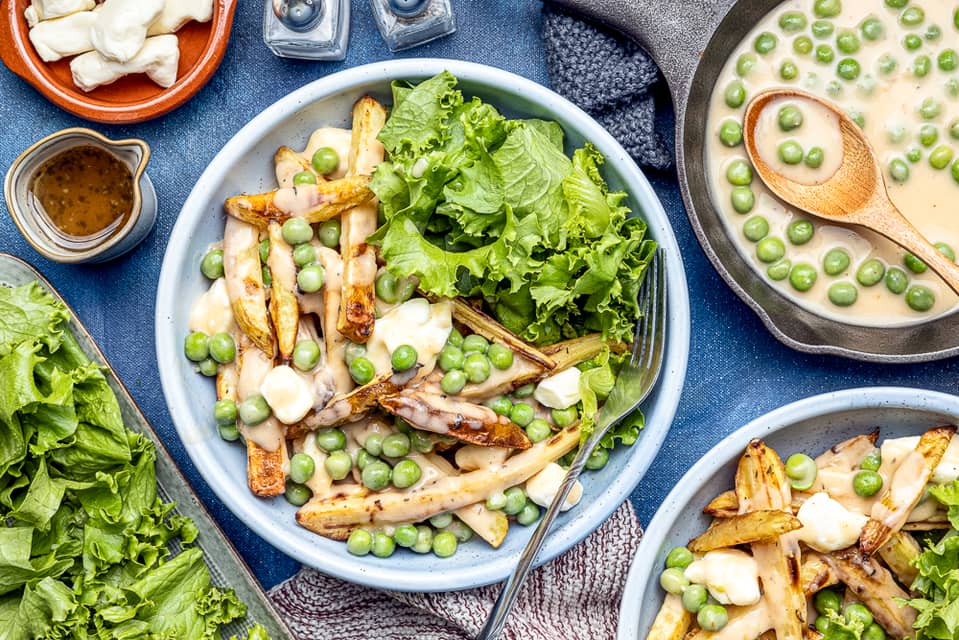 Roasted veggie poutine - Extra large standard