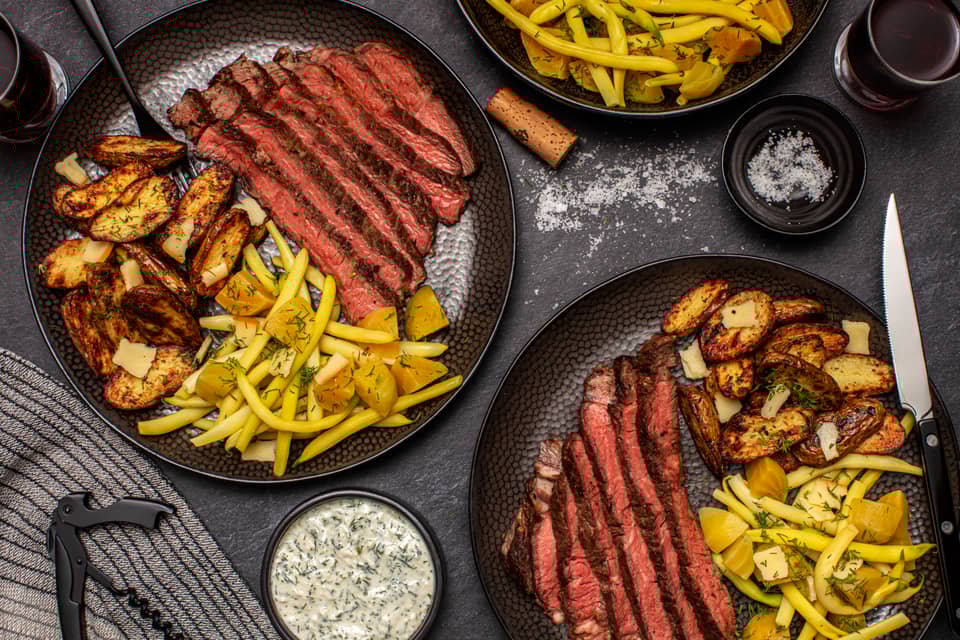 Lartisan valentines day aaa bone inrib steak for two - Extra large standard