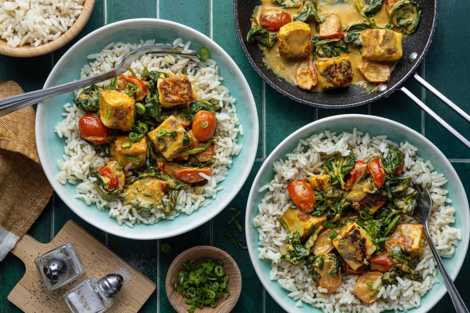 Creamy saag halloumi - Extra large standard