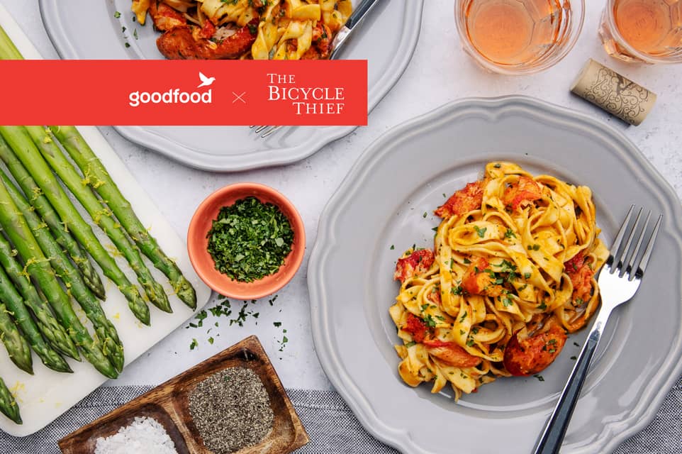 Goodfood bicycle thief creamy tomato lobster linguine - Extra large standard