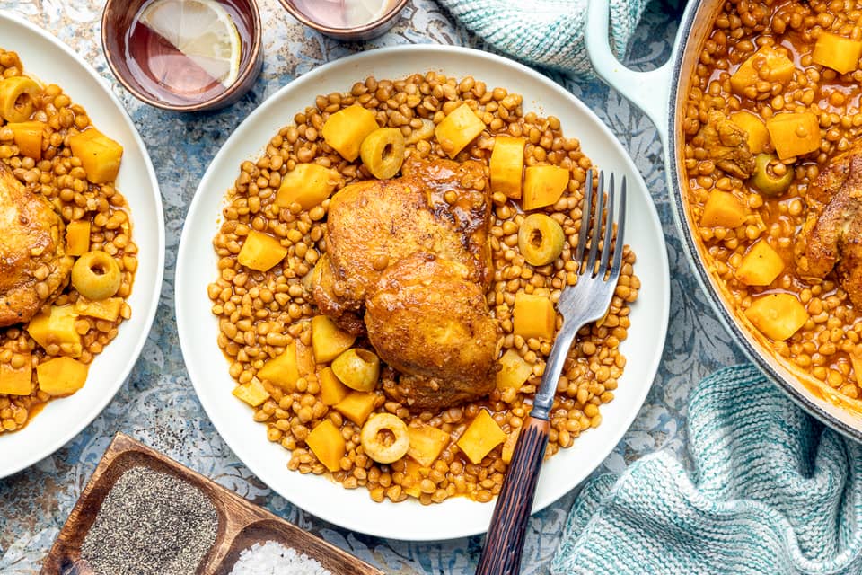 Moroccan tagine style chicken thighs - Extra large standard