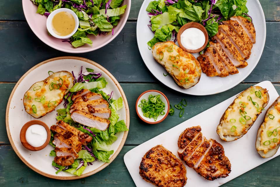 Seared pork chops - Extra large standard