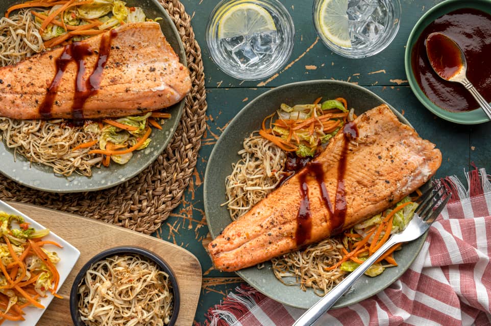 Trout with spicy gochujang sauce - Extra large standard