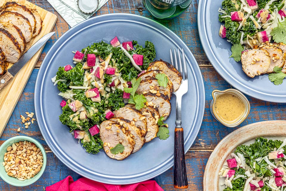 Curried pork tenderloin - Extra large standard
