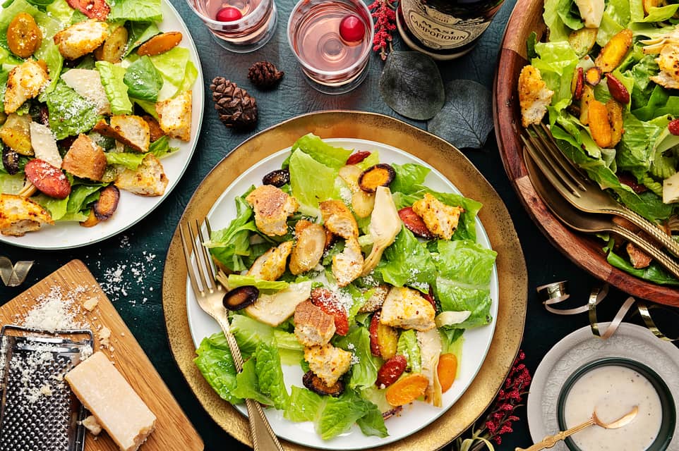 Roasted carrot caesar salad - Extra large standard