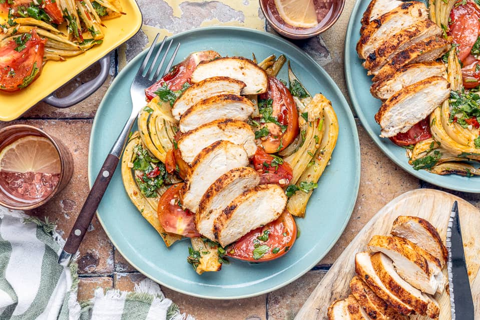 Spicy piri piri chicken salad - Extra large standard