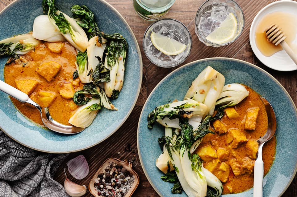 Carb wise mild yellow coconuthaddock curry - Extra large standard