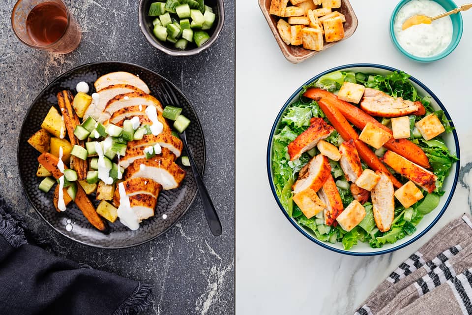 Dinner lunch combotandoori chicken traybake - Extra large standard