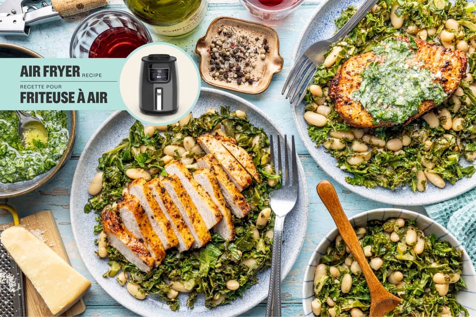 Air fryer porchetta spiced pork chops - Extra large standard