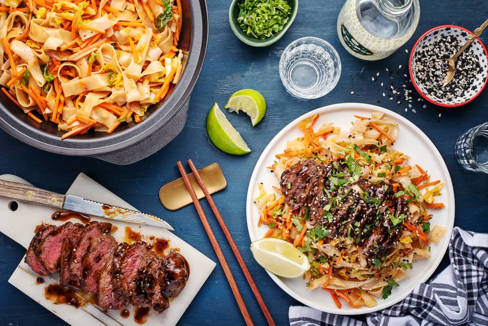 Orange sesame glazed steaks - Extra large standard