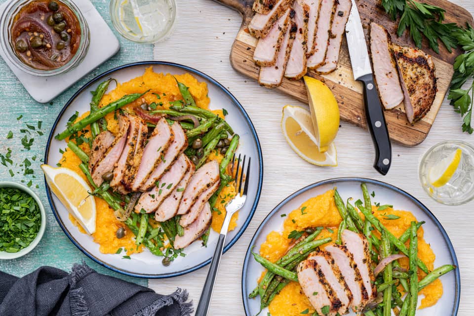 Pork chops piccata - Extra large standard