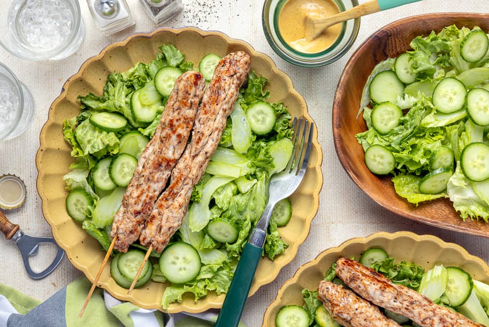 Spicy pork skewers - Extra large standard