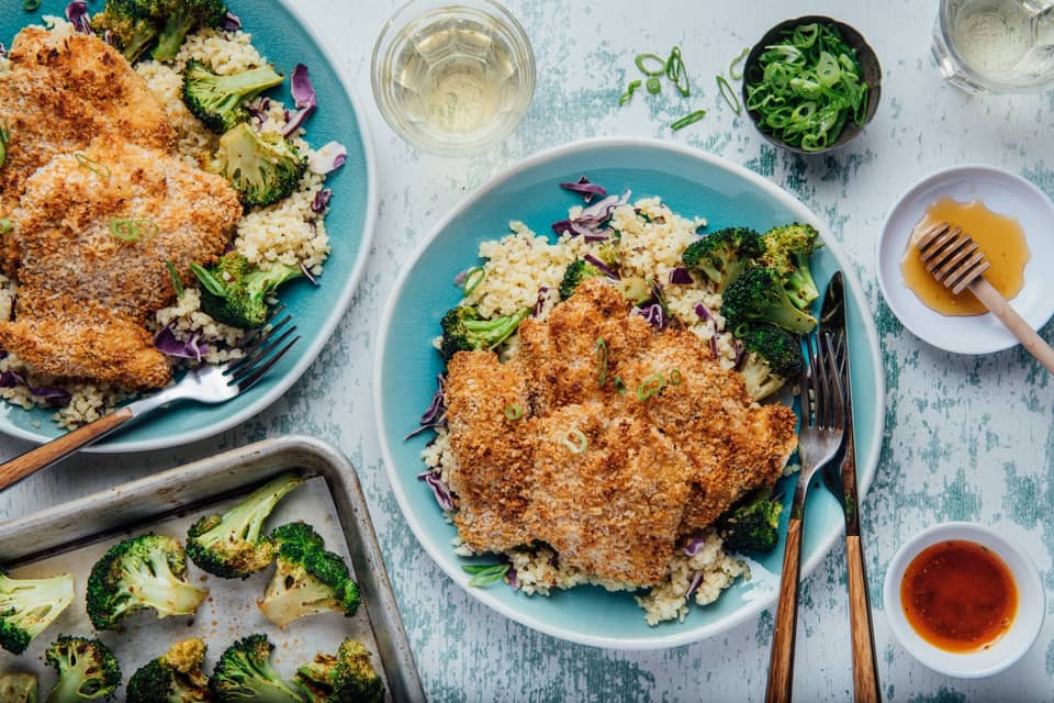 Oven fried chicken thighs - Extra large standard