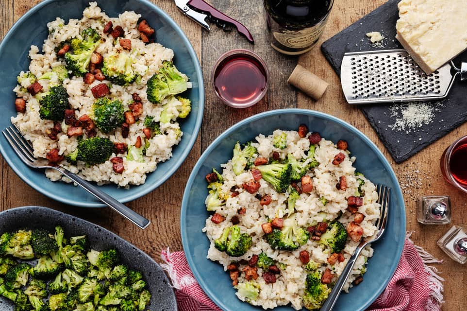 Crispy pancetta creamy broccoli risotto - Extra large standard