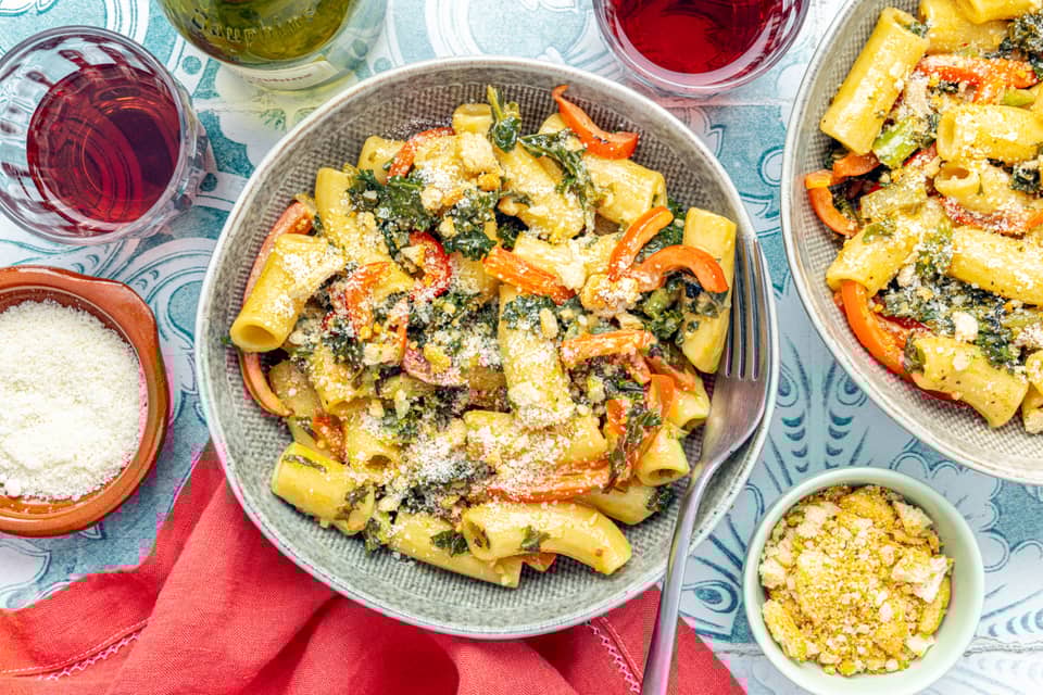 Speedy rigatoni alfredo - Extra large standard