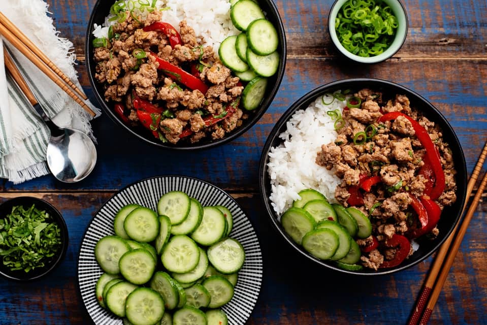 Ground pork bulgogi bowls - Extra large standard