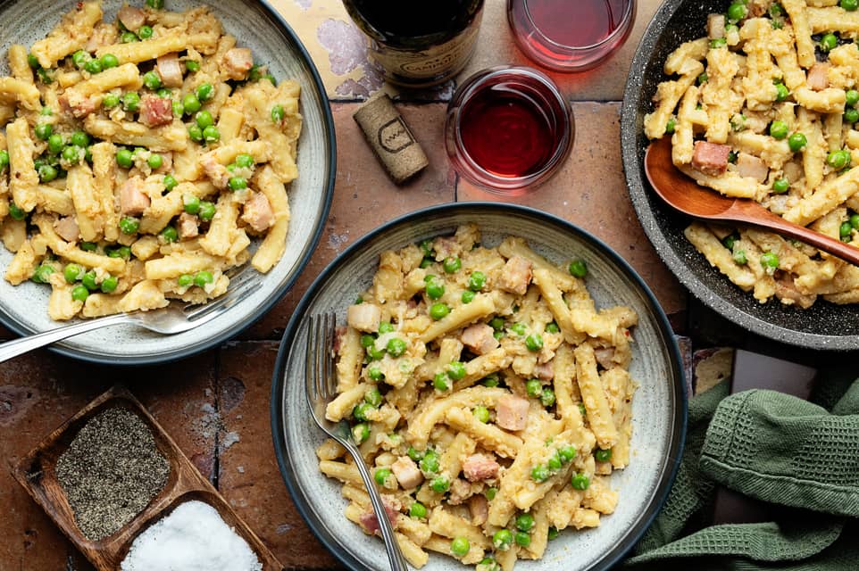 Fast pancetta mac n cheese - Extra large standard