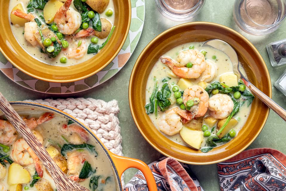 One pot springtime shrimp chowder - Extra large standard