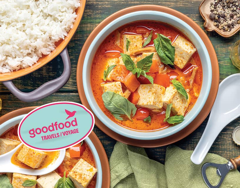 Goodfood travels thailands spicy veggie red curry - Extra large standard