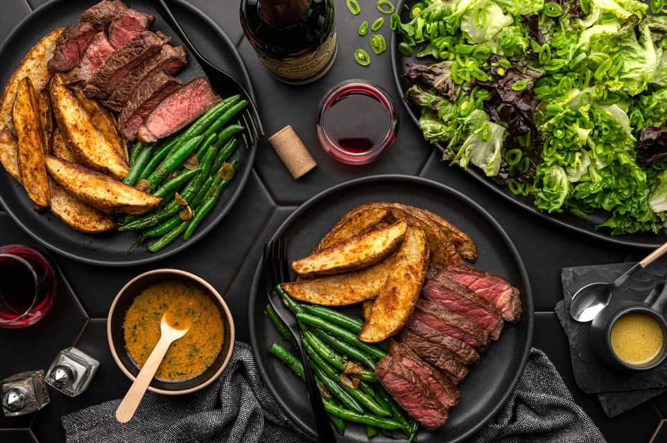Lartisan strip loin steak with cowboy butter - Extra large standard