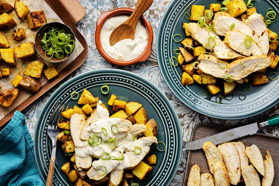 Curried chicken breasts - Extra large standard