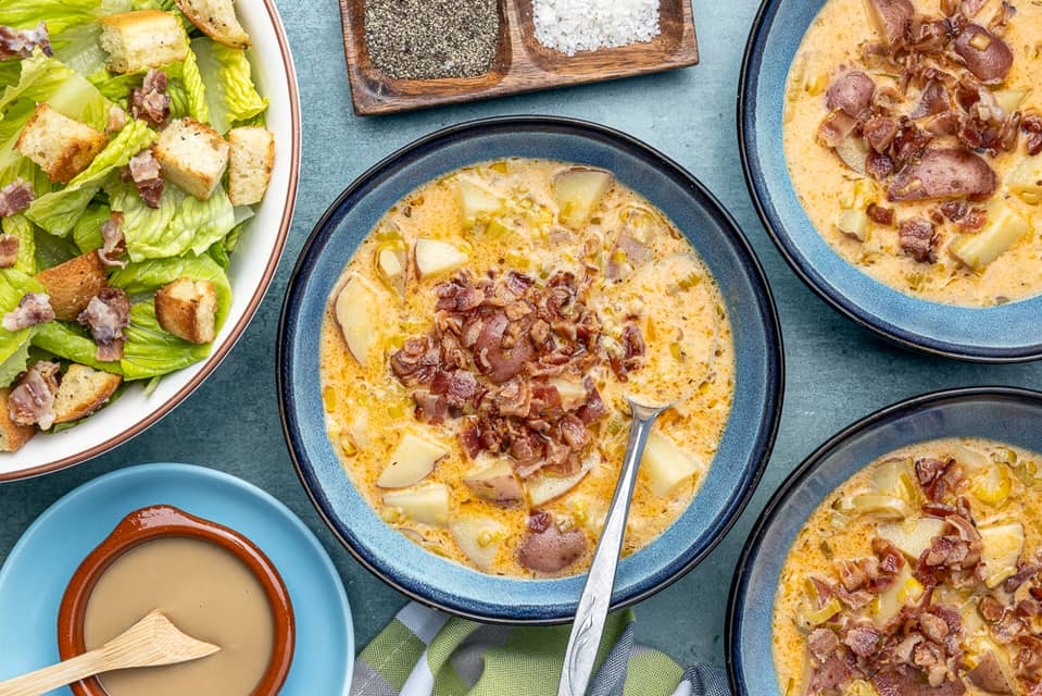 Chunky potato and bacon chowder - Extra large standard