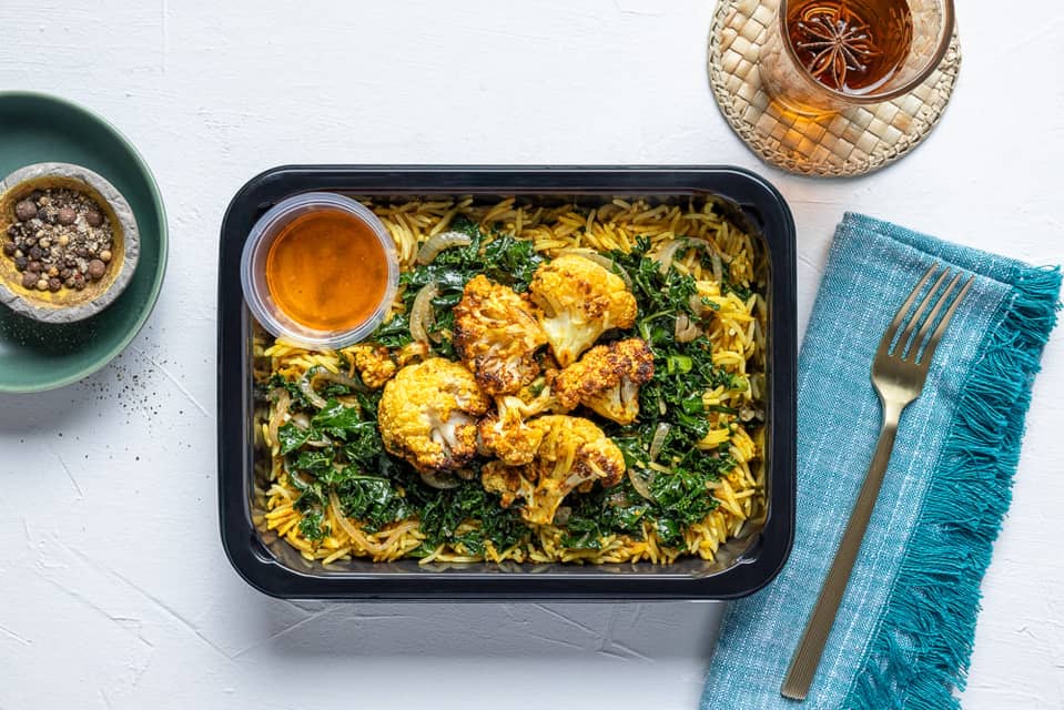 Heat & Eat: Cauliflower & Caramelized Onion Biryani