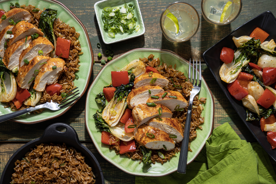 ORGANIC Chicken Breasts & Soy Fried Rice