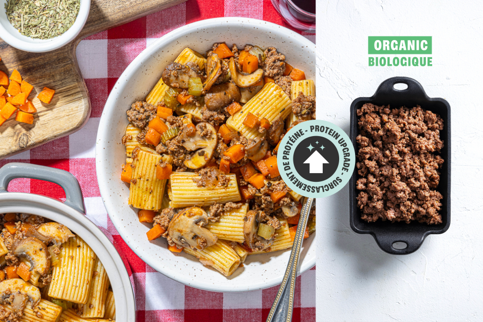 Protein Upgrade | ORGANIC Beefy Pasta Genovese