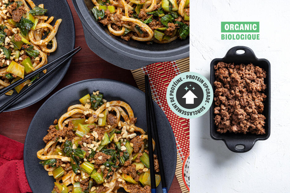 Protein Upgrade | Korean Spicy ORGANIC Beef Udon Noodles