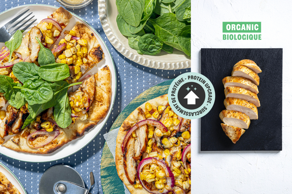 Protein Upgrade | Maple-Glazed BBQ ORGANIC Chicken Breast Flatbreads