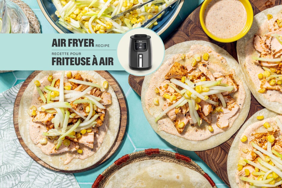 Tacos au saumon aux épices fumées