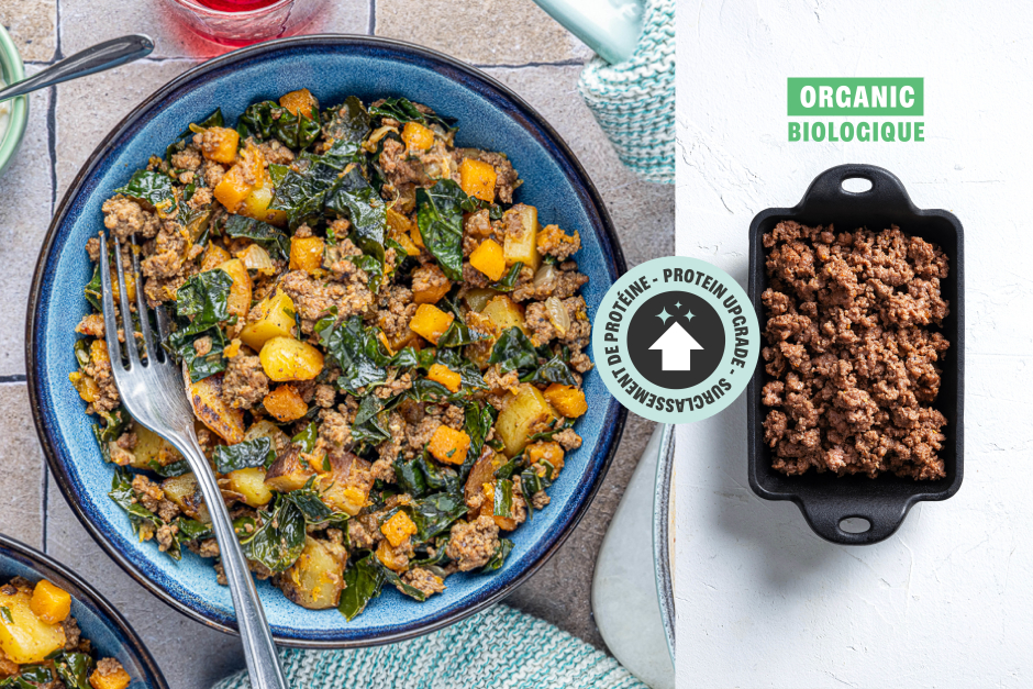 Protein Upgrade | Homestyle Veggie-Loaded ORGANIC Beef Hash