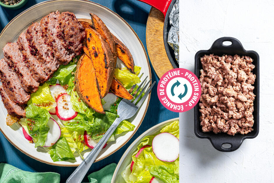 Protein Swap | Foil-Grilled Tangy Maple Sausage Meat Meatloaves