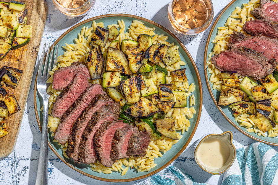 Steak & Mixed Veggie Italian Grill