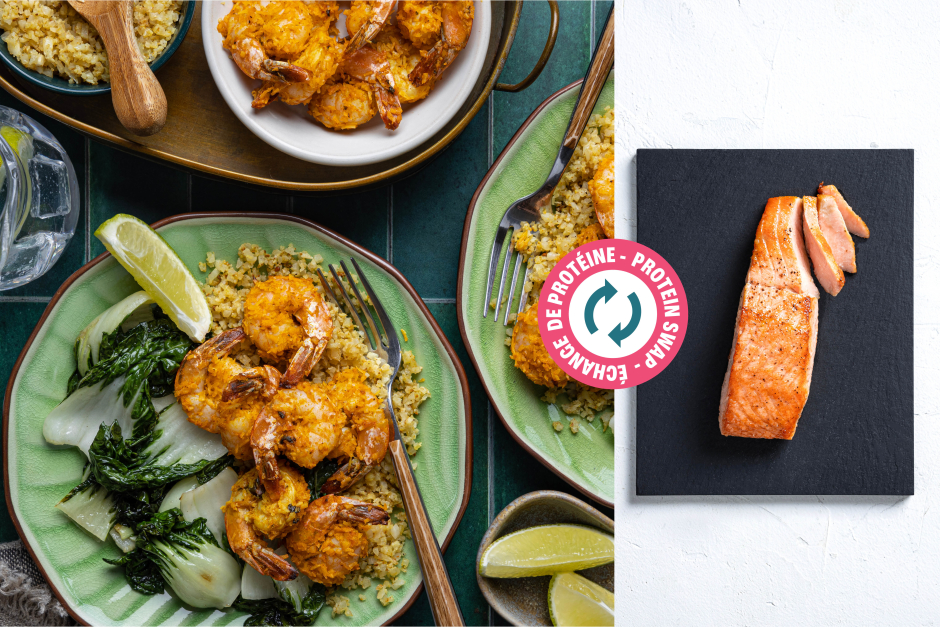 Protein Swap | Oven-Crisped Thai Curry Coconut Salmon