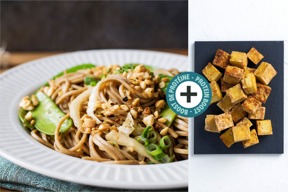 Protein Boost | Speedy Vegan Sweet & Savoury Soba Noodles with Tofu