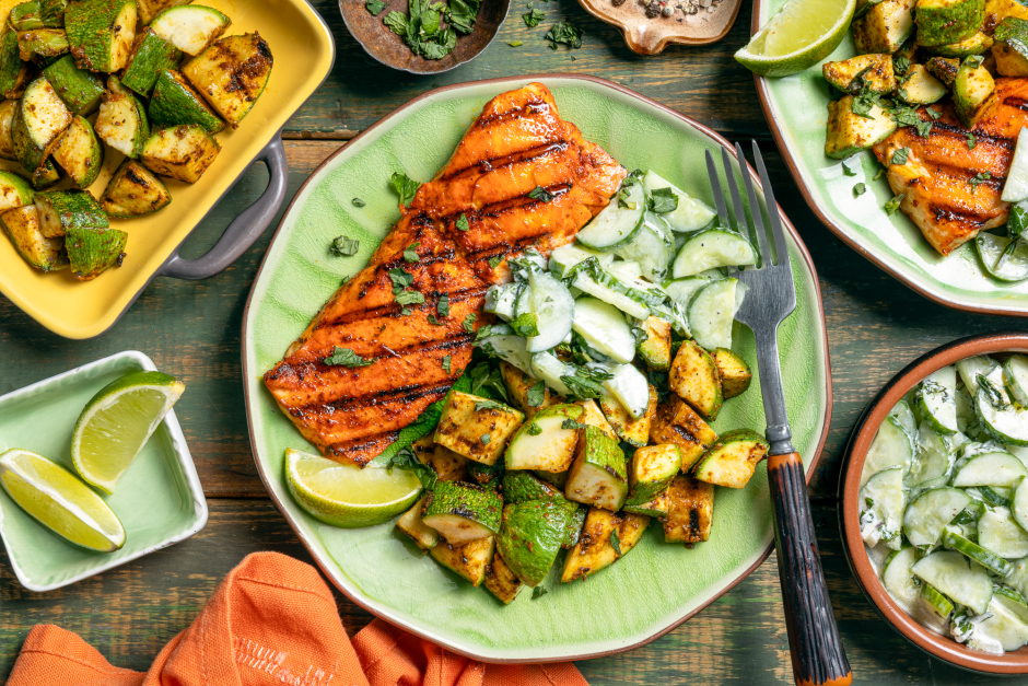 Spicy BBQ Tandoori Salmon