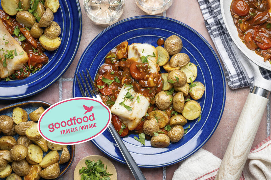 Goodfood voyage : Morue braisée aux tomates d'Italie