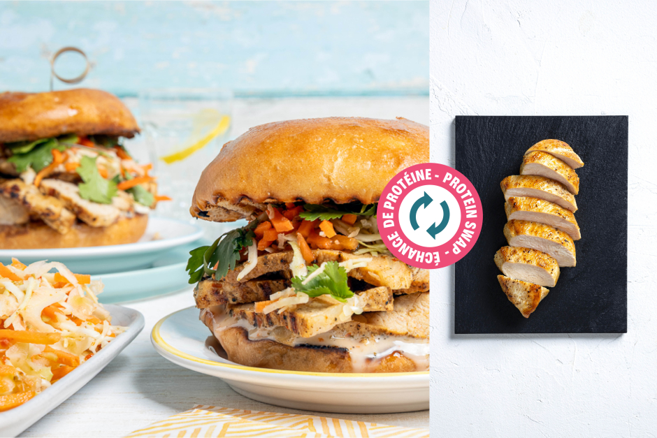 Protein Swap | Grilled Chicken Bánh Mì Buns